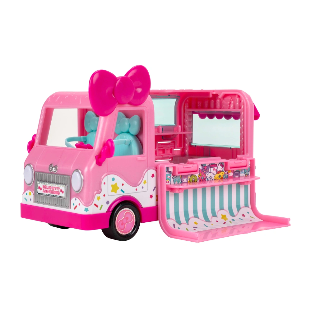 SET DE JUEGO HELLO KITTY  FOOD TRUCK SQUISH A LONGS - 12
