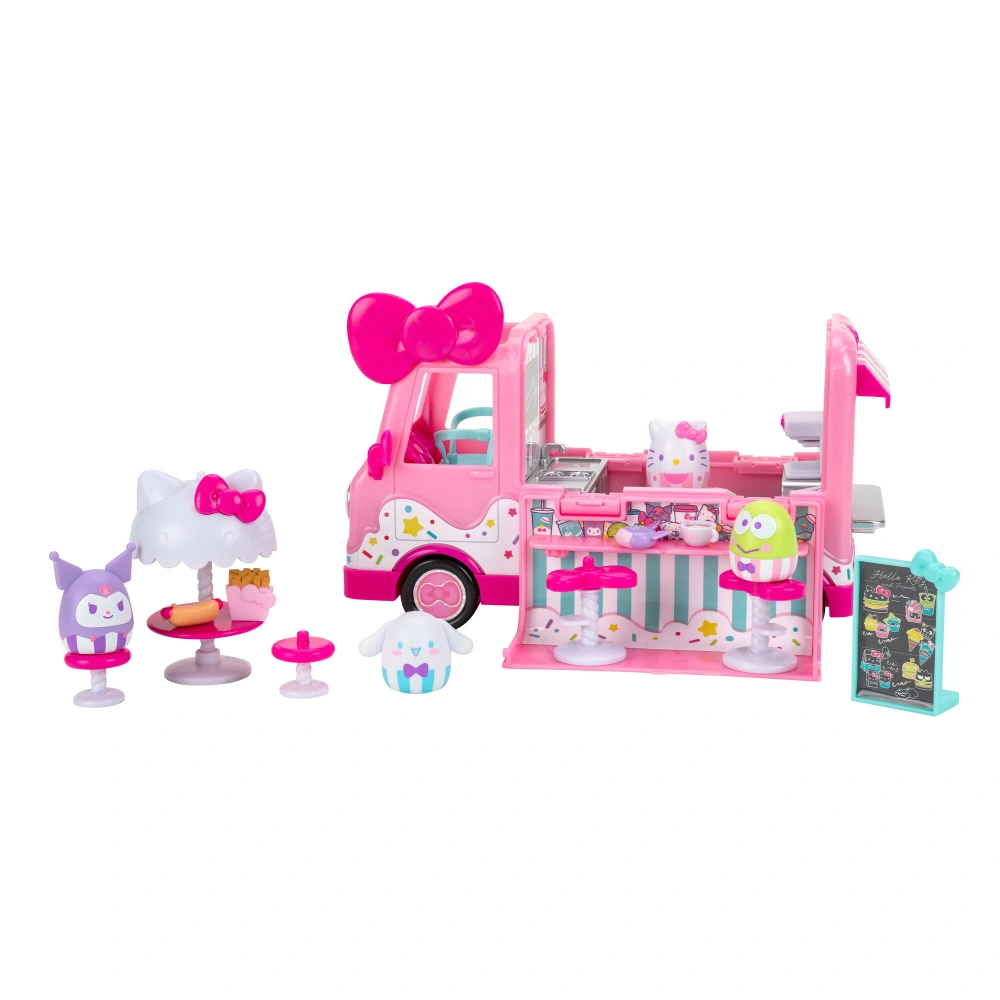 SET DE JUEGO HELLO KITTY  FOOD TRUCK SQUISH A LONGS - 15