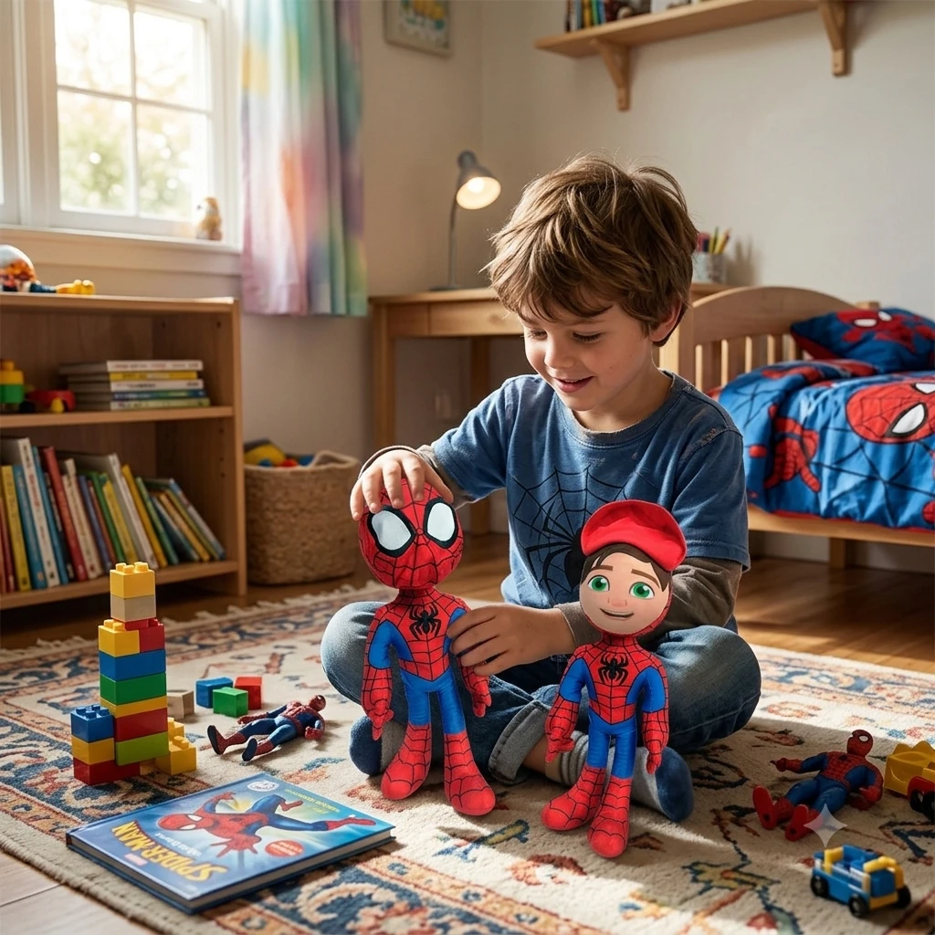 PELUCHE 41CM C/ SONIDO - AVENGERS SPIDEY - 1