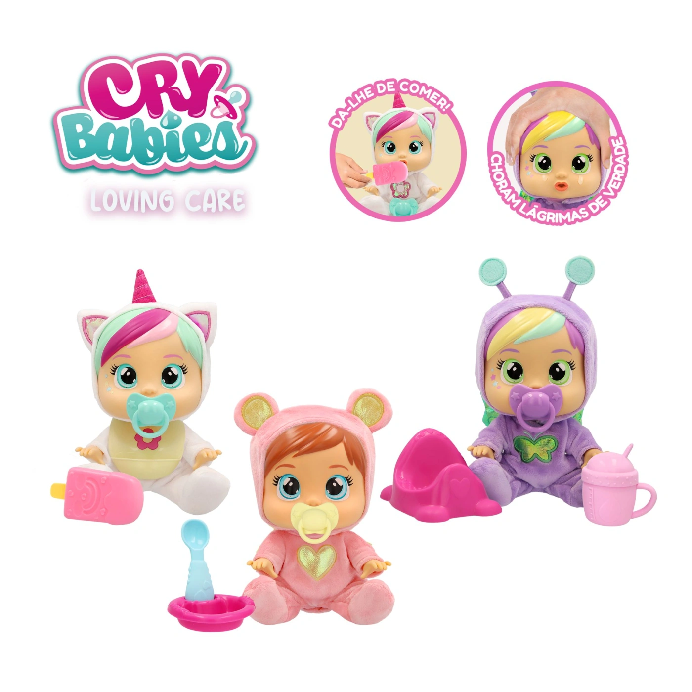MUÑECA CRY BABIES LOVING CARE FANTASIA - 1