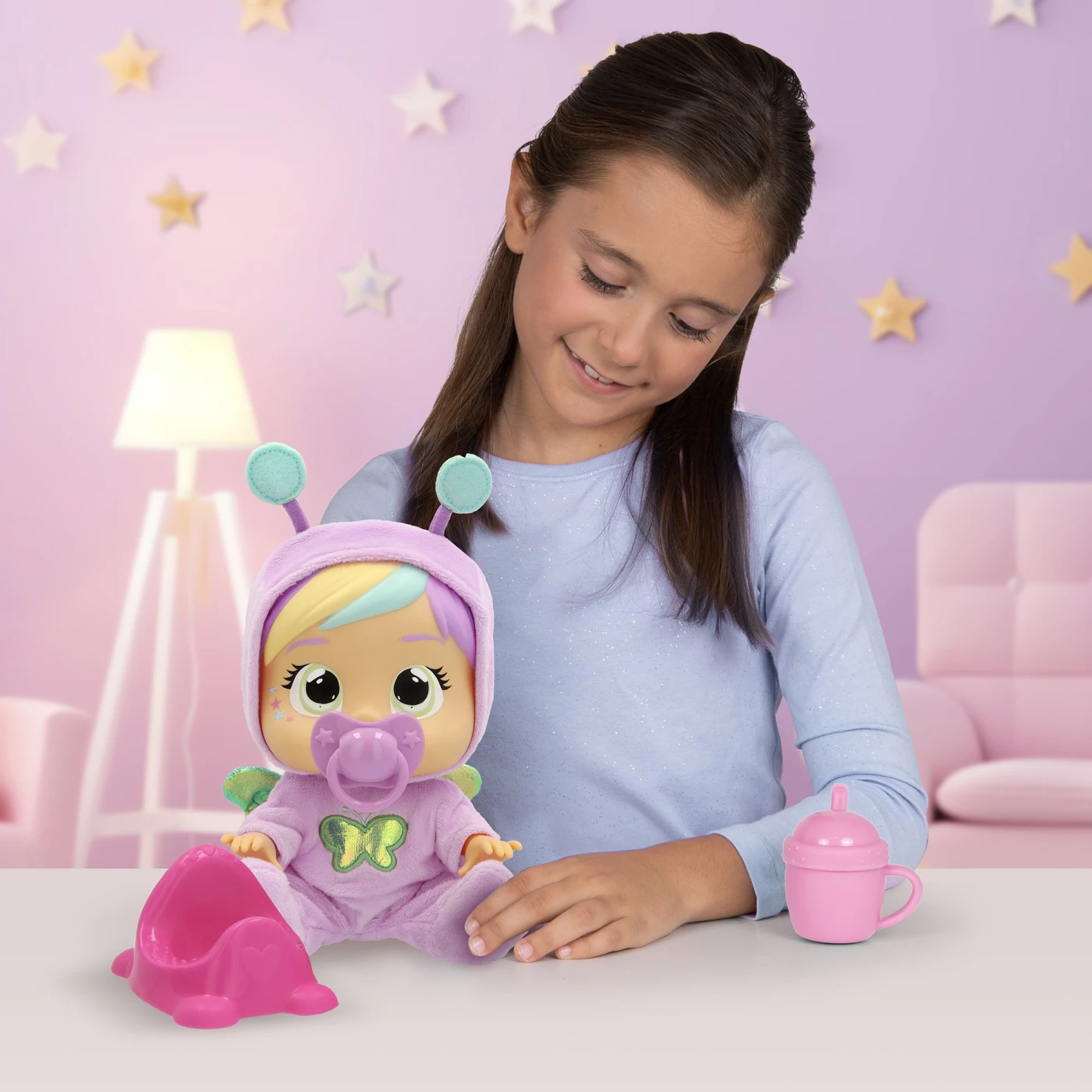 MUÑECA CRY BABIES LOVING CARE FANTASIA - 10