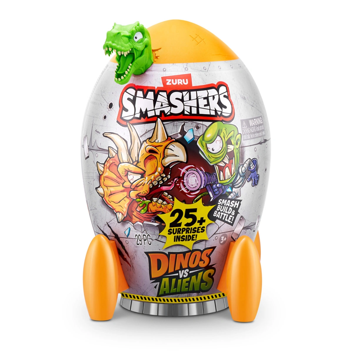 FIGURA DE ACCIÓN SMASHERS COHETE DINOS VS ALIENS - 3