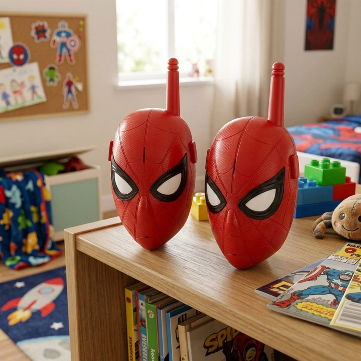 WALKIE TALKIE SPIDERMAN FACE 2,4 GHZ - 3
