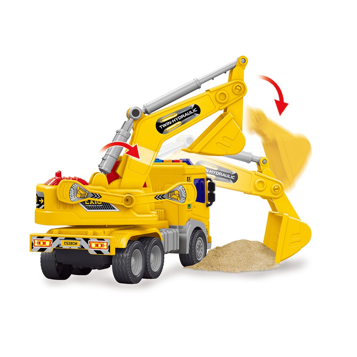 VEHÍCULO DE JUGUETE ULTRAX CAMIÓN EXCAVADORA A FRICCIÓN - 2
