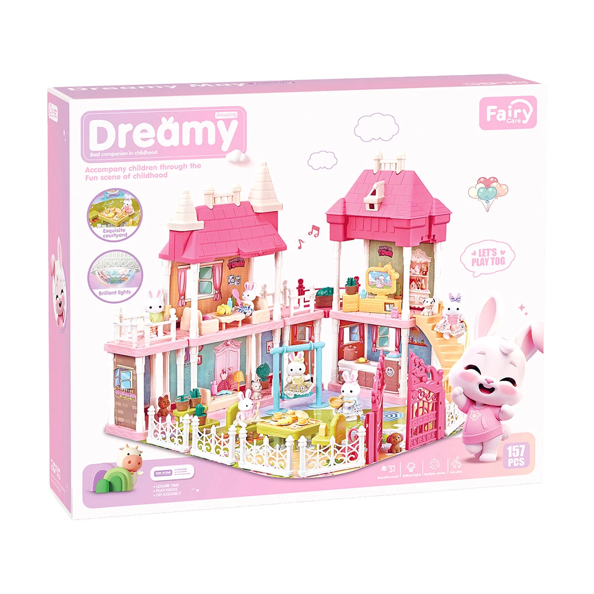 SET DE JUEGO TERNURINES SET VILLA CASTILLO DIY - 1