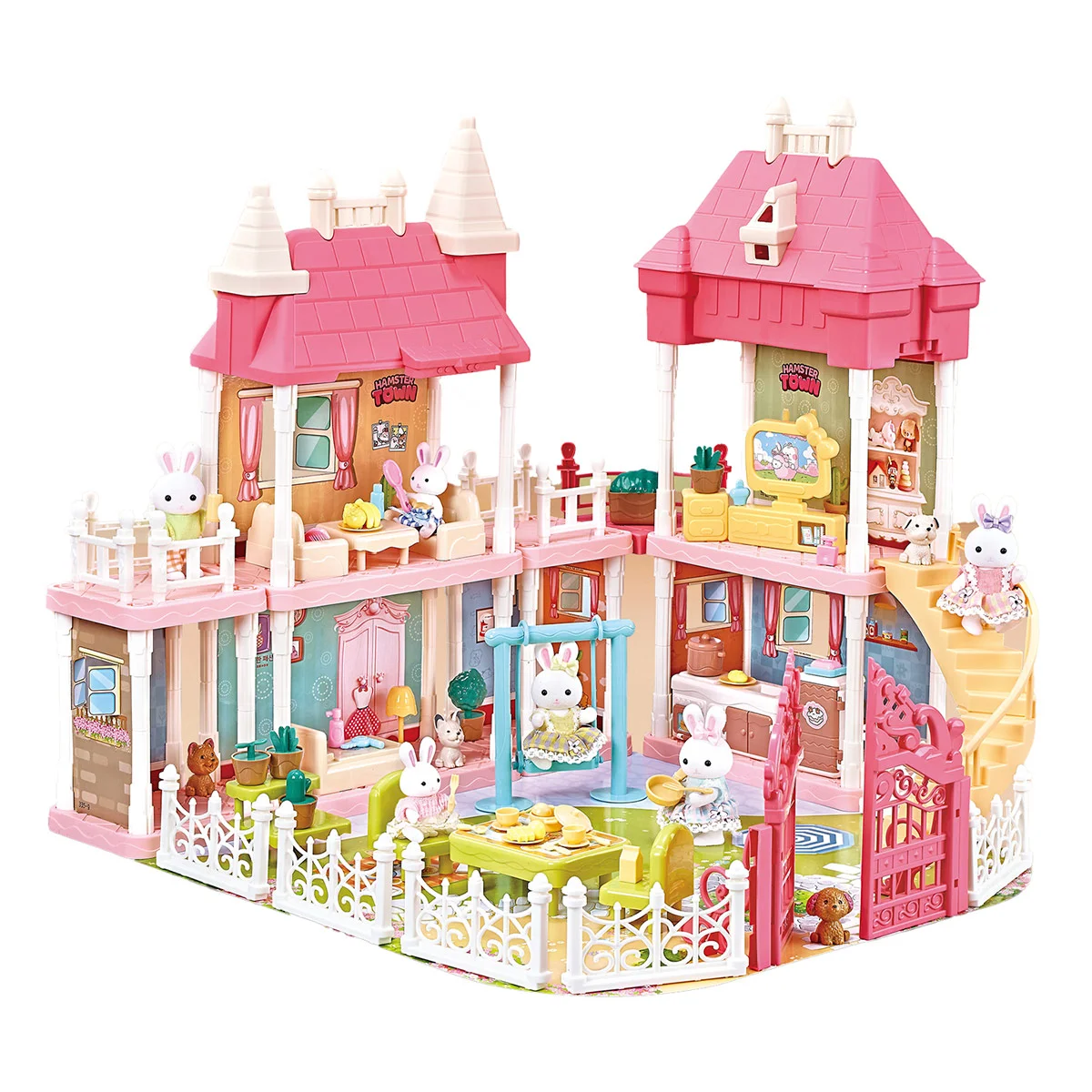 SET DE JUEGO TERNURINES SET VILLA CASTILLO DIY - 2