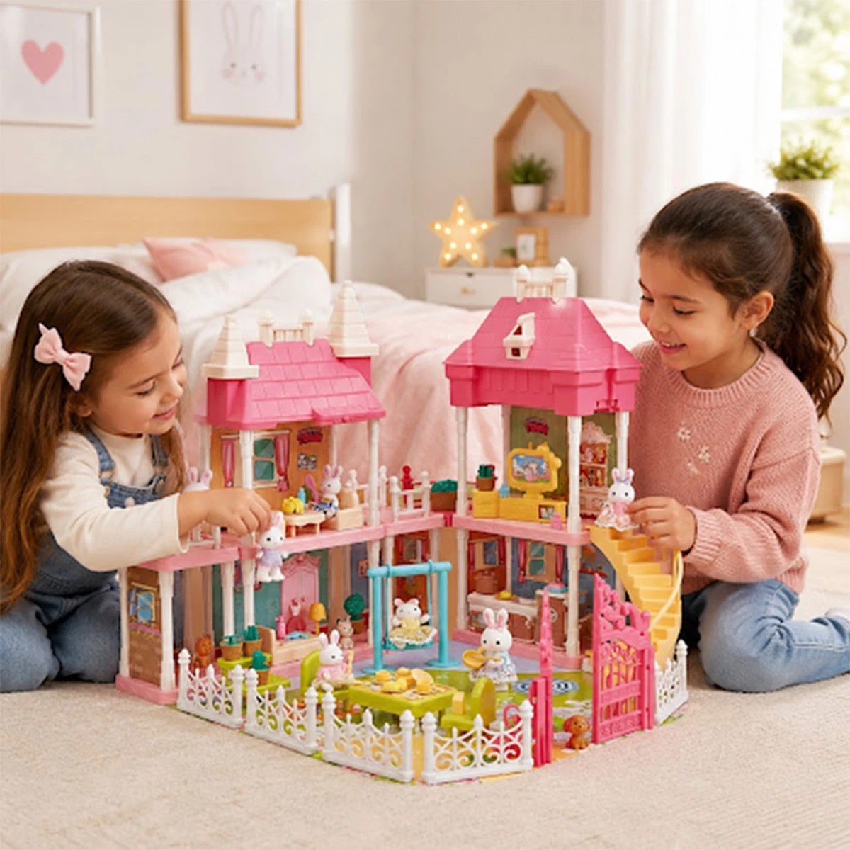 SET DE JUEGO TERNURINES SET VILLA CASTILLO DIY - 3