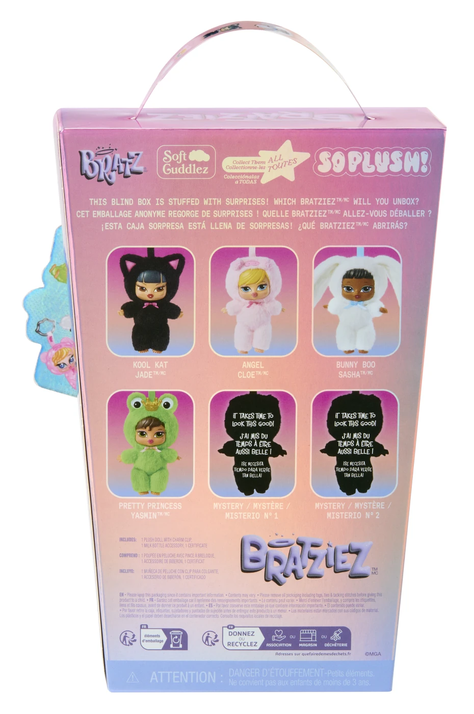 MUÑECA BRATZ BRATZIEZ ICONZ SERIES - CAJA SORPRESA MODELO ALEATORIO - 15