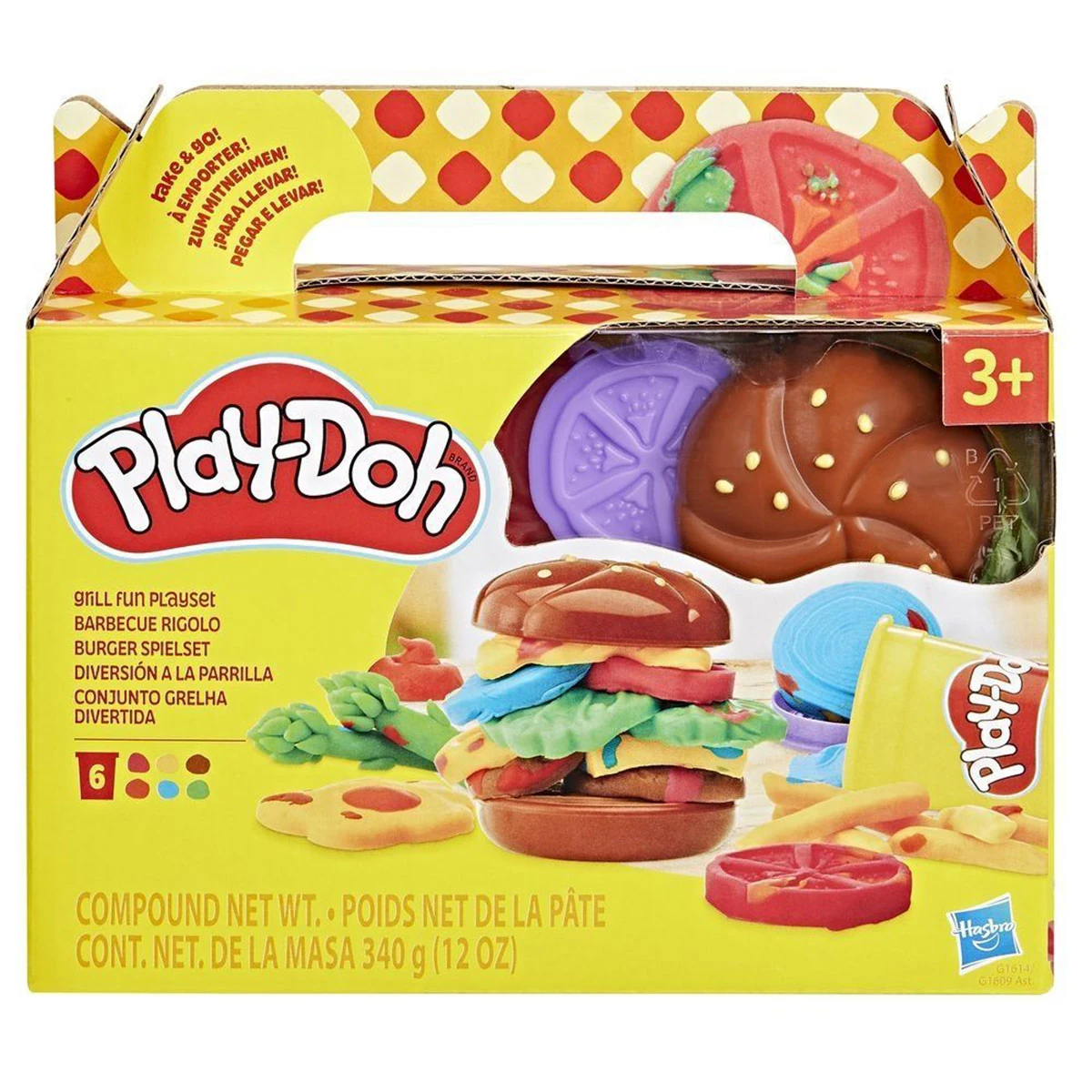 SET DE MASA MOLDEABLE PLAY-DOH FORMAS DE ALIMENTOS SURTIDO - 1