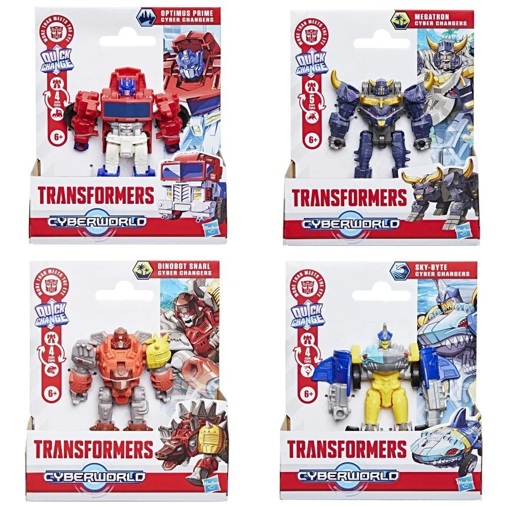 FIGURA DE ACCIÓN TRANSFORMERS CYBERWORLD CYBER CHANGERS SURTIDO - 3