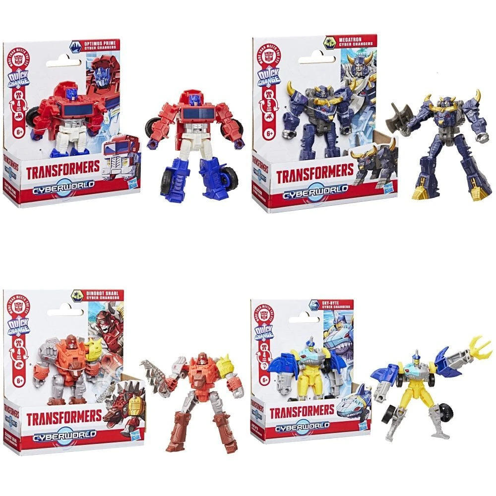 FIGURA DE ACCIÓN TRANSFORMERS CYBERWORLD CYBER CHANGERS SURTIDO - 4