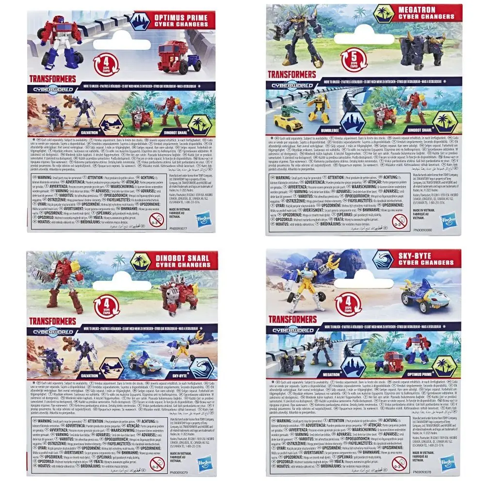 FIGURA DE ACCIÓN TRANSFORMERS CYBERWORLD CYBER CHANGERS SURTIDO - 5
