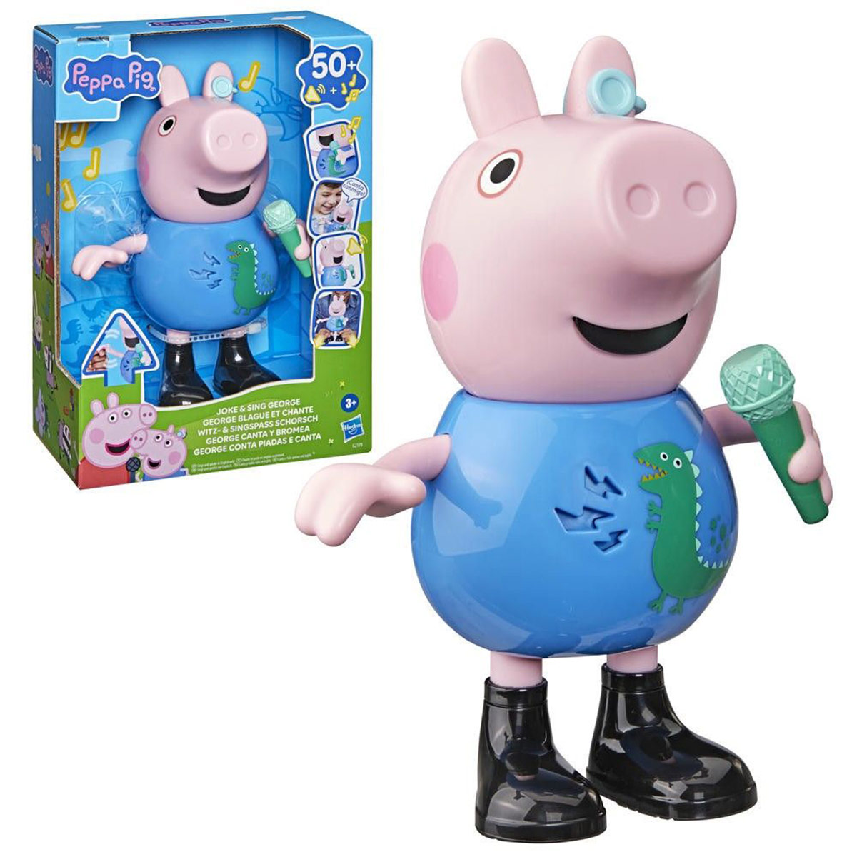 MUÑECA PEPPA PIG CANTA Y BROMEA GEORGE - 1