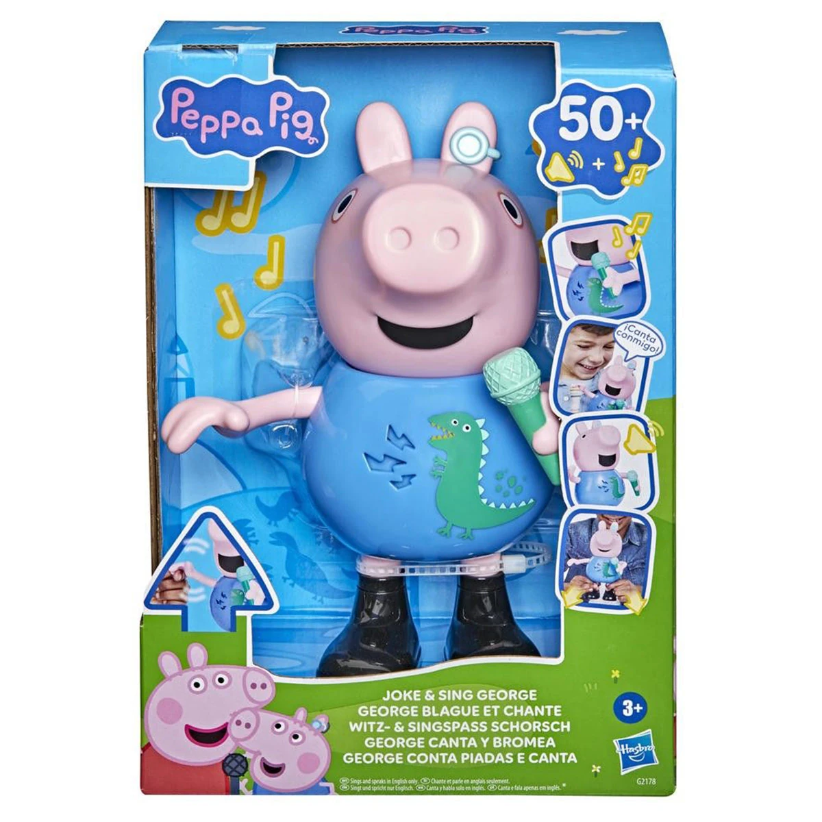 MUÑECA PEPPA PIG CANTA Y BROMEA GEORGE - 2
