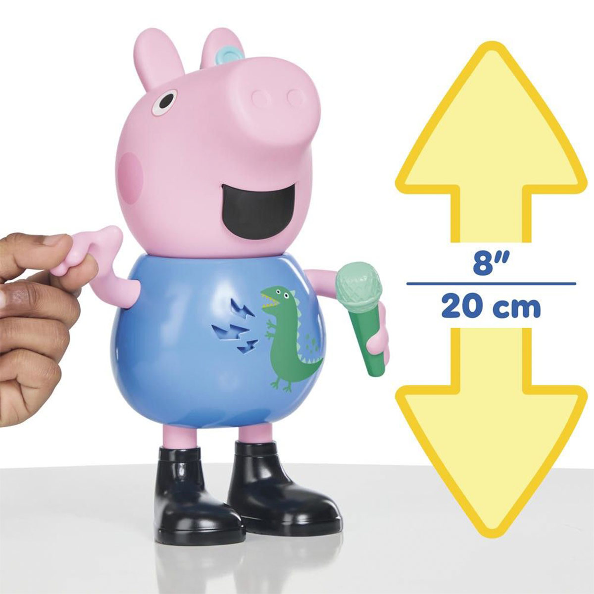 MUÑECA PEPPA PIG CANTA Y BROMEA GEORGE - 12