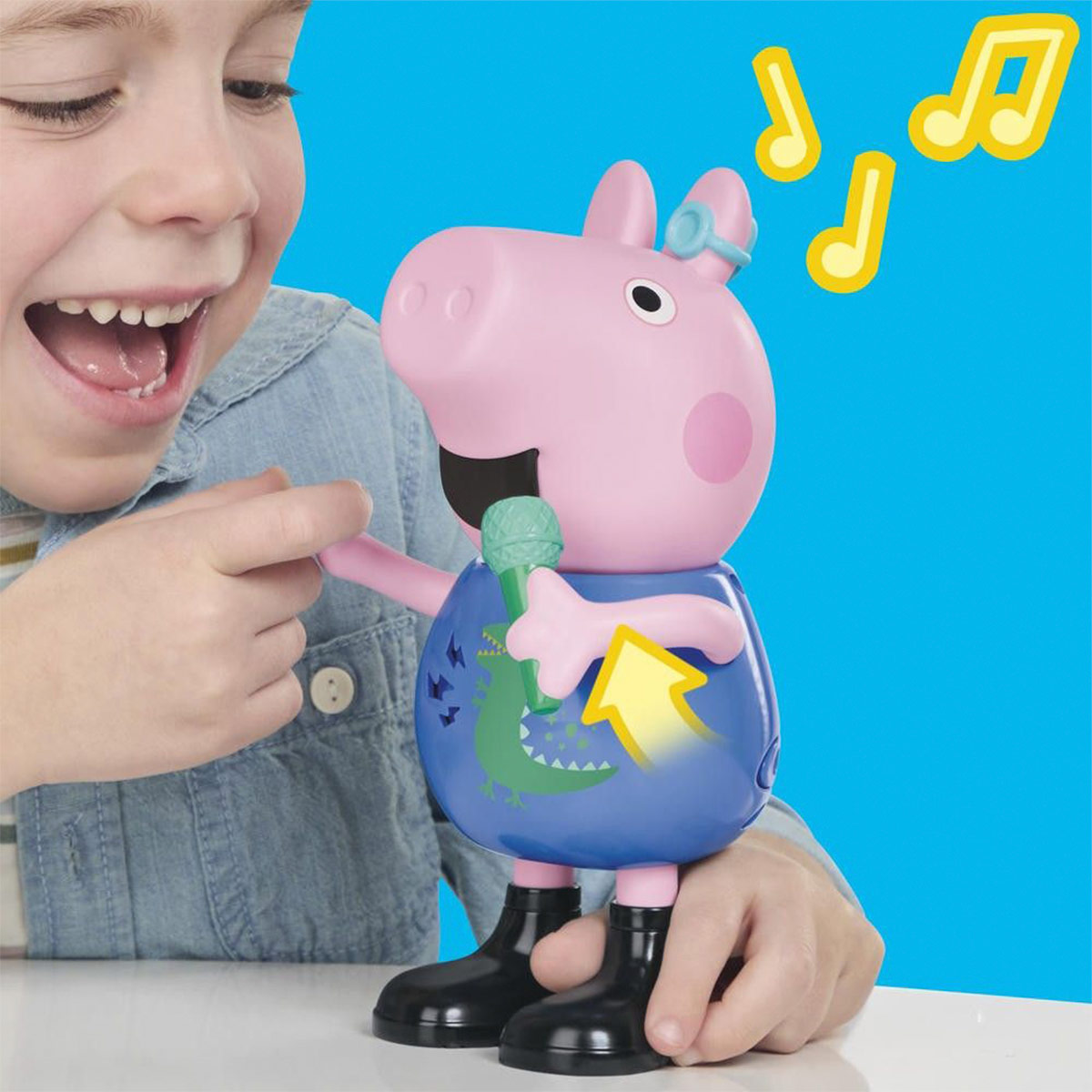 MUÑECA PEPPA PIG CANTA Y BROMEA GEORGE - 8