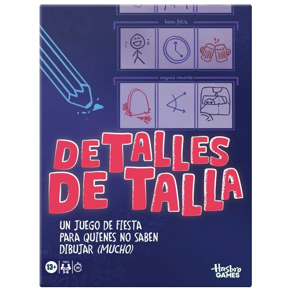 JUEGO DE MESA HASBRO GAMES DETALLES EN TALLA - 1