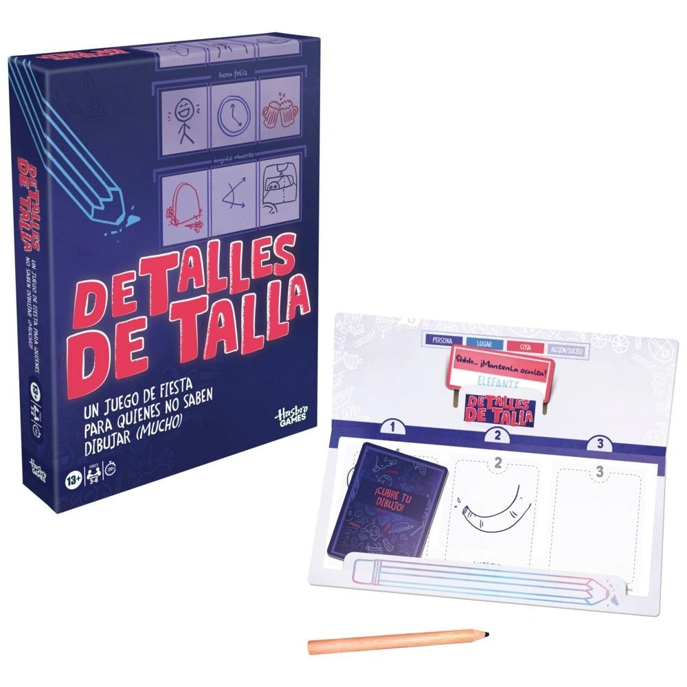 JUEGO DE MESA HASBRO GAMES DETALLES EN TALLA - 3