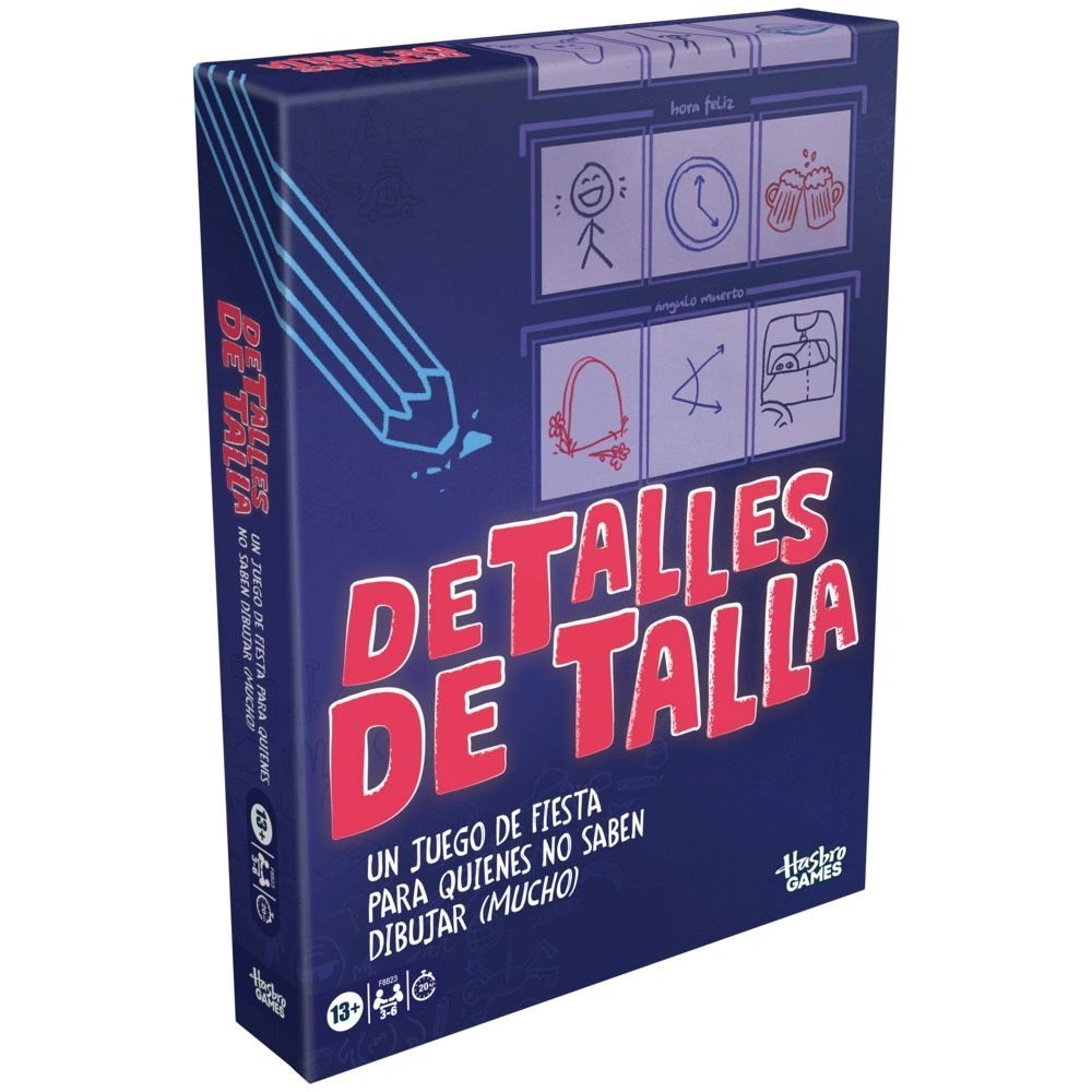 JUEGO DE MESA HASBRO GAMES DETALLES EN TALLA - 6