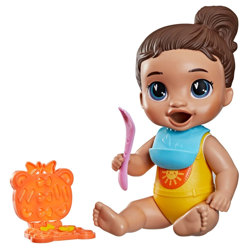 MUÑECA BABY ALIVE DINNERTIME CREATIONS, CABELLO CASTAÑO - 5