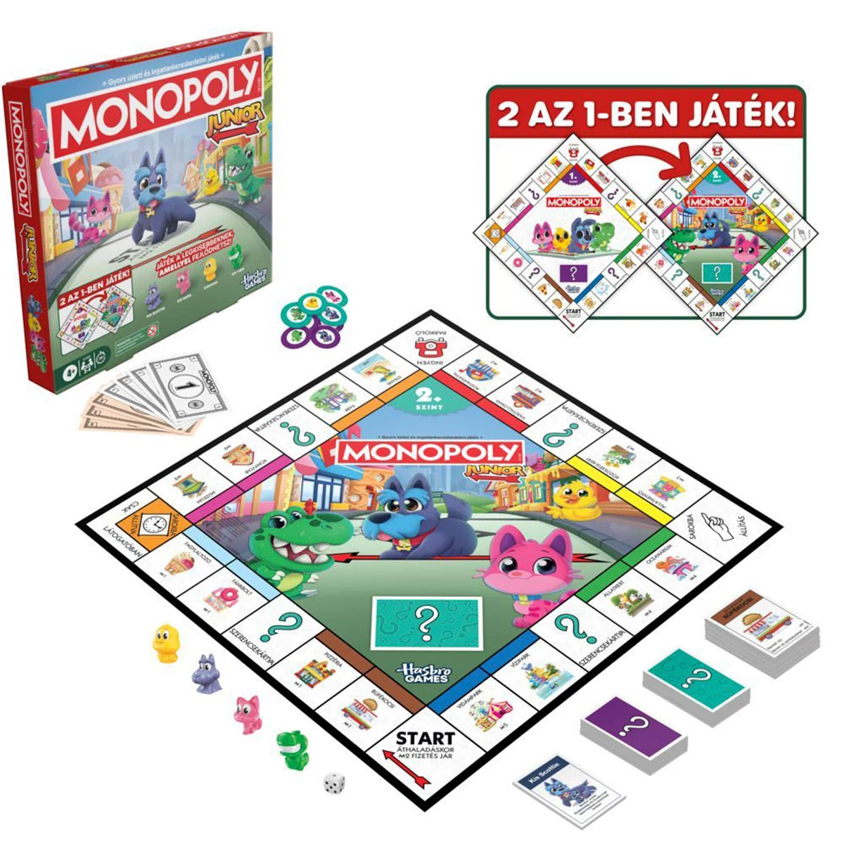 JUEGO DE MESA MONOPOLY JUNIOR EDICIÓN 2026 - 3