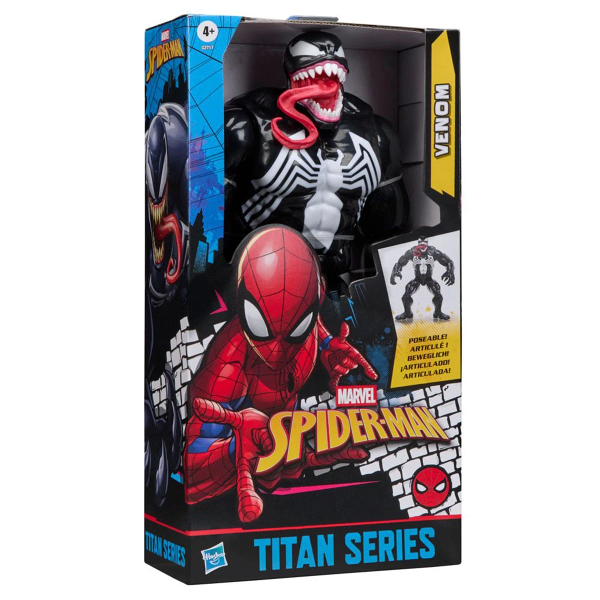 FIGURA DE ACCIÓN SPIDER-MAN TITAN SERIES DELUXE VENOM - 5