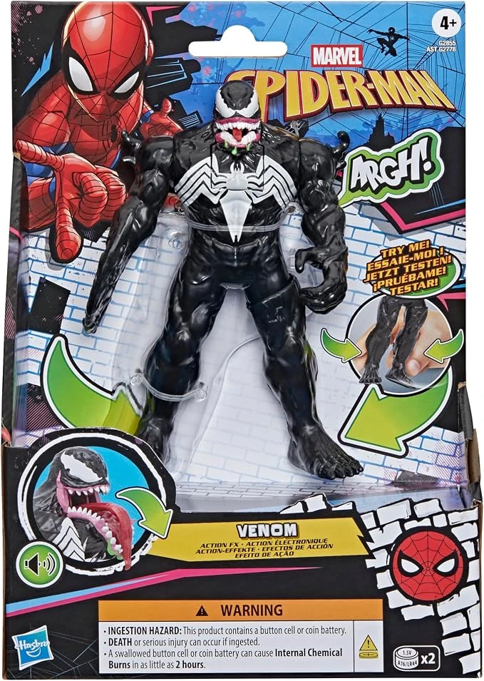 FIGURA DE ACCIÓN VENOM ACTION FX MARVEL 6 PULGADAS - 3