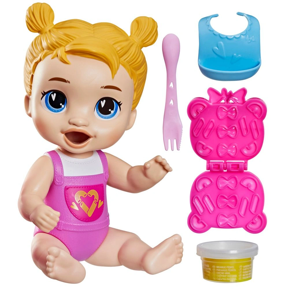 MUÑECA BABY ALIVE DINNERTIME CREATIONS, CABELLO RUBIO - 1