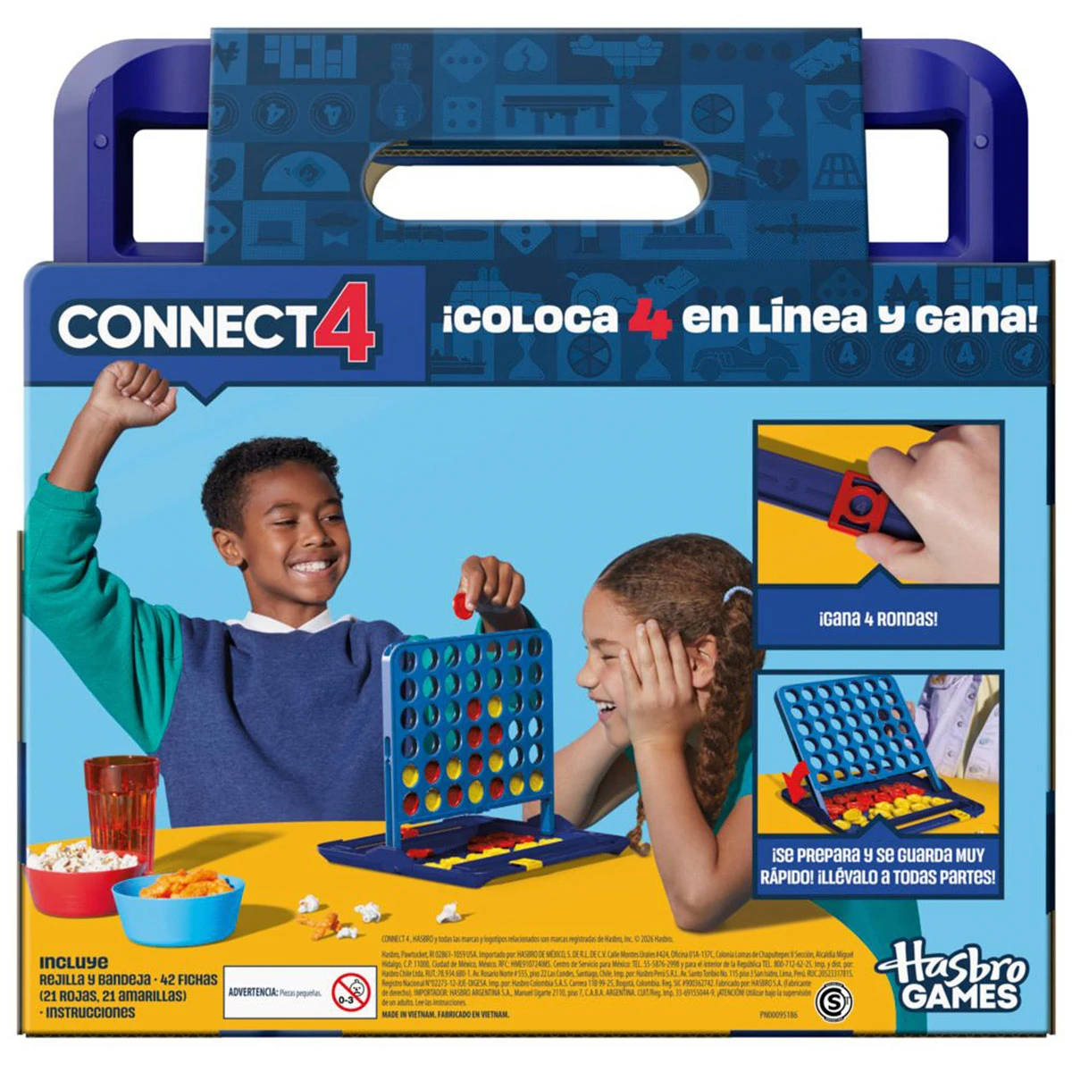 JUEGO DE MESA HASBRO GAMES CONECTA 4 - 1