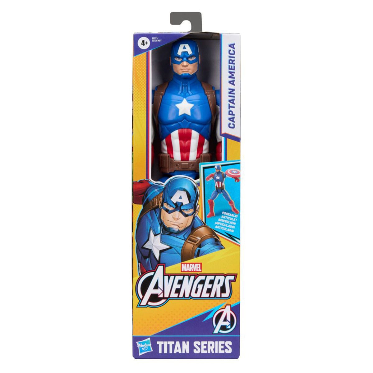 FIGURA DE ACCIÓN MARVEL AVENGERS TITAN SERIES CAPITÁN AMÉRICA - 2