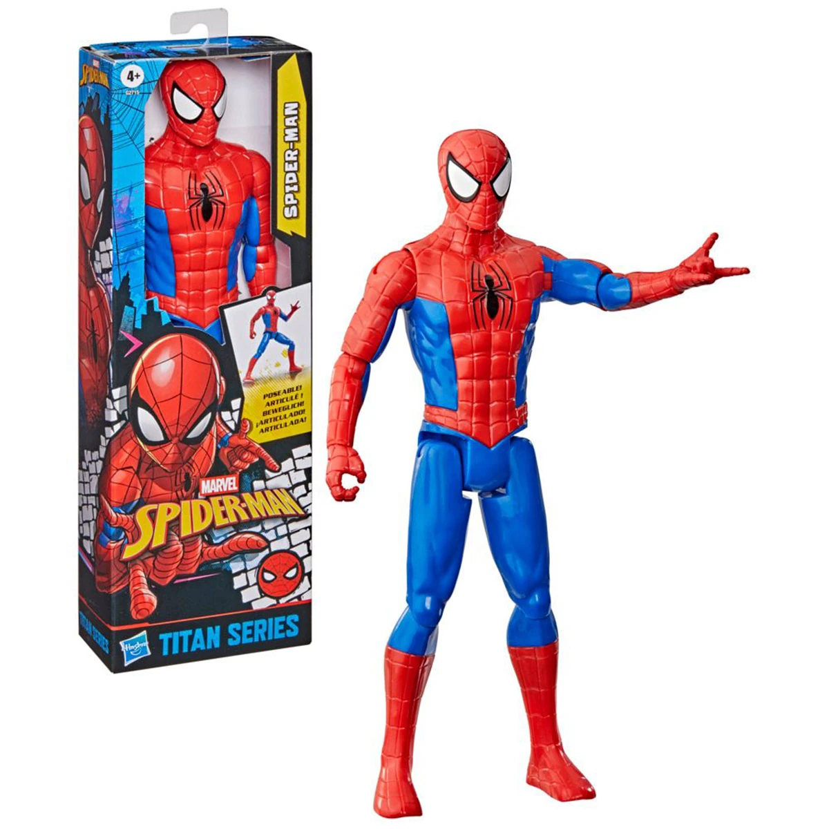 FIGURA DE ACCIÓN MARVEL TITAN SERIES SPIDER-MAN - 1