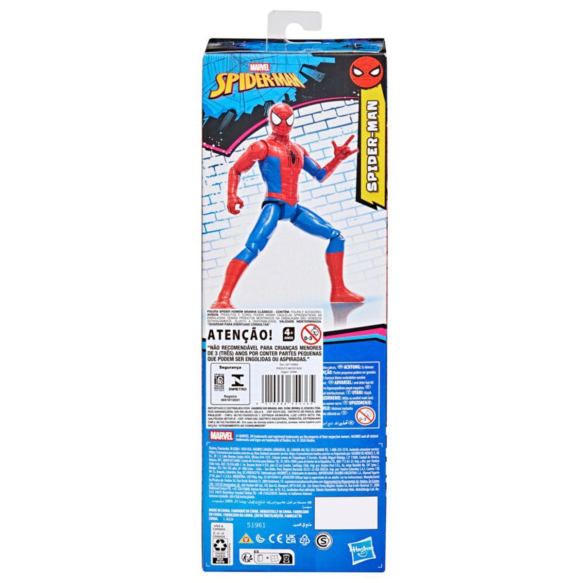 FIGURA DE ACCIÓN MARVEL TITAN SERIES SPIDER-MAN - 4