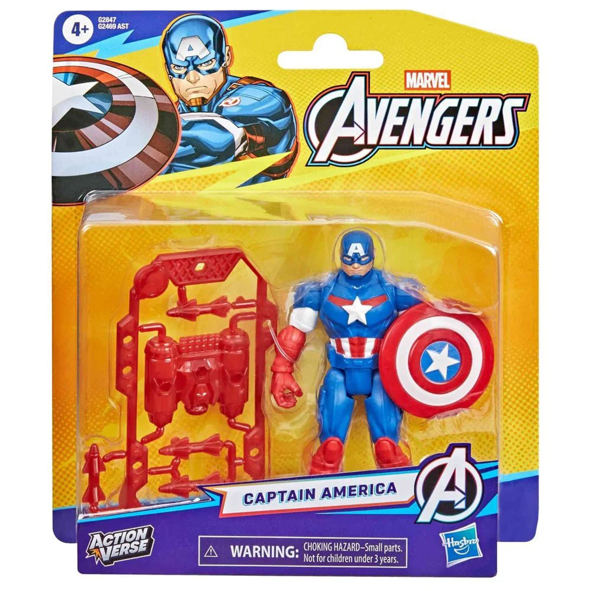 FIGURA DE ACCIÓN MARVEL AVENGERS ACTIONVERSE CAPITÁN AMÉRICA - 3