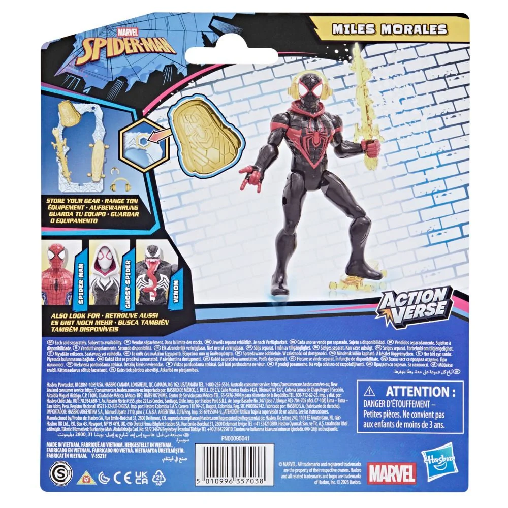 FIGURA DE ACCIÓN SPIDER-MAN ACTIONVERSE MILES MORALES - 4