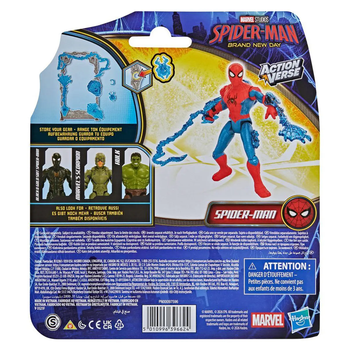 FIGURA DE ACCIÓN SPIDERMAN ACTIONVERSE BRAND NEW DAY SPIDERMAN - 4