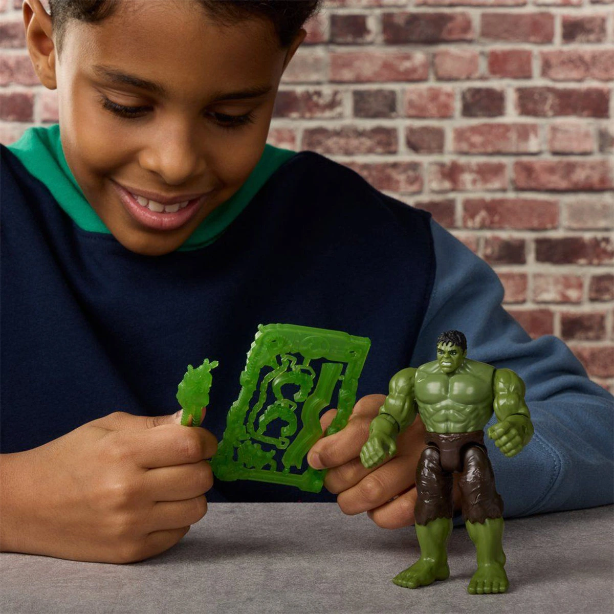 FIGURA DE ACCIÓN SPIDERMAN ACTIONVERSE BRAND NEW DAY HULK - 6