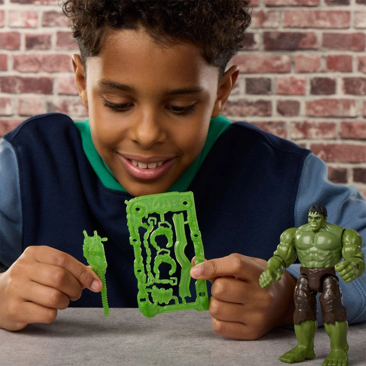 FIGURA DE ACCIÓN SPIDERMAN ACTIONVERSE BRAND NEW DAY HULK - 7