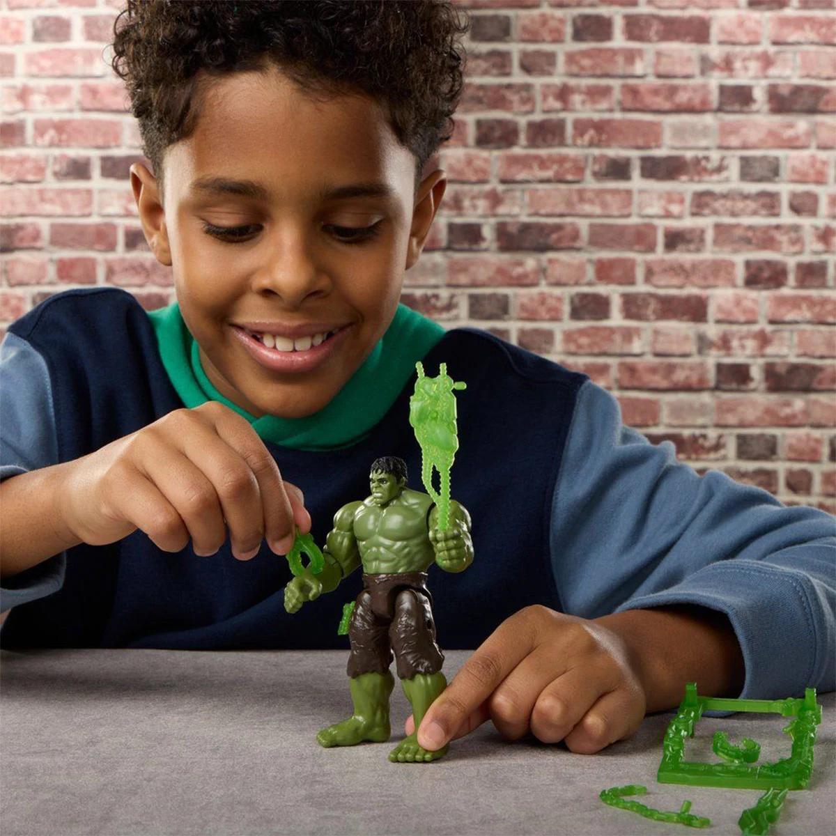 FIGURA DE ACCIÓN SPIDERMAN ACTIONVERSE BRAND NEW DAY HULK - 9