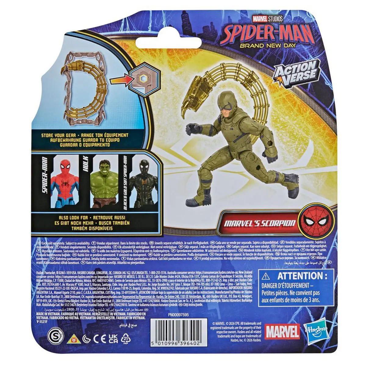 FIGURA DE ACCIÓN MARVEL BRAND NEW DAY ACTIONVERSE MARVEL'S SCORPION - 12