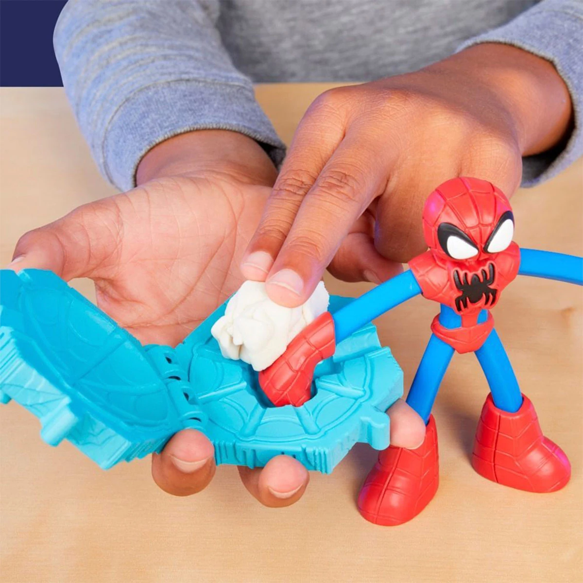 MASAS Y PLASTILINAS PLAY DOH MARVEL  SPIDER-MAN LANZA Y ATRAPA - 12