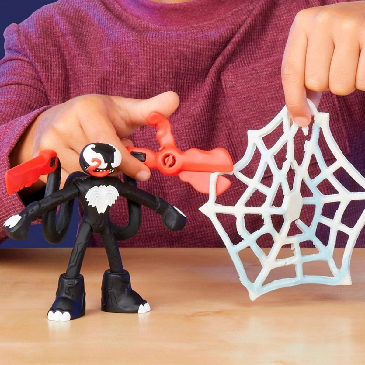 MASAS Y PLASTILINAS PLAY DOH MARVEL  SPIDER-MAN LANZA Y ATRAPA - 9