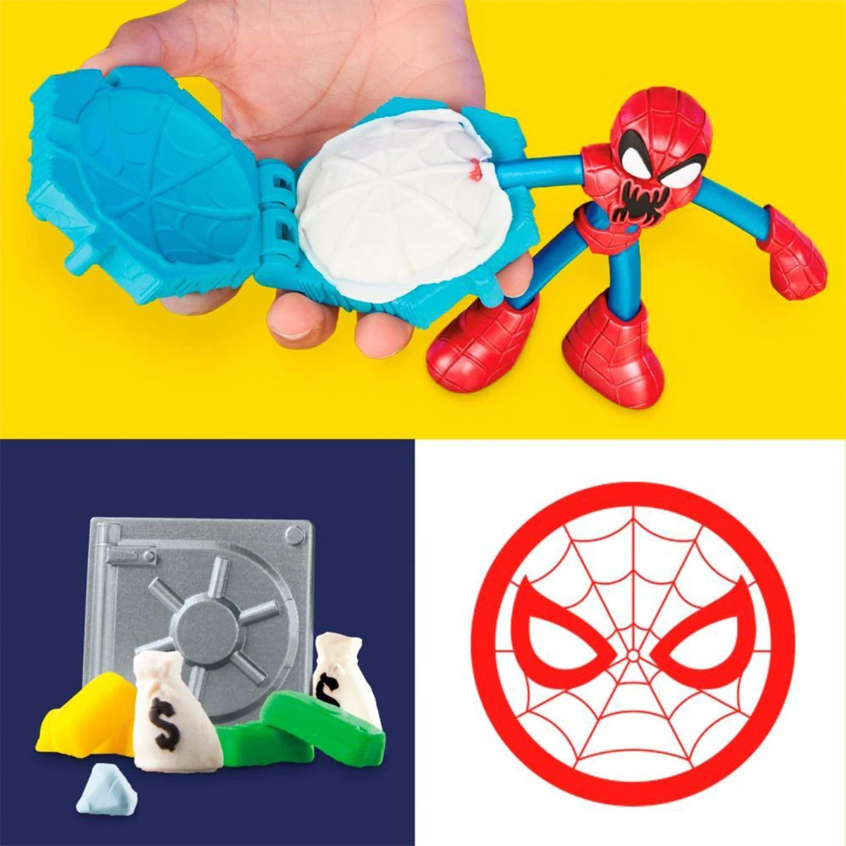 MASAS Y PLASTILINAS PLAY DOH MARVEL  SPIDER-MAN LANZA Y ATRAPA - 10