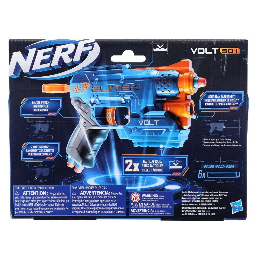 LANZADOR NERF ELITE 2.0 VOLT SD-1 INCLUYE 6 DARDOS COLECCIÓN - 4