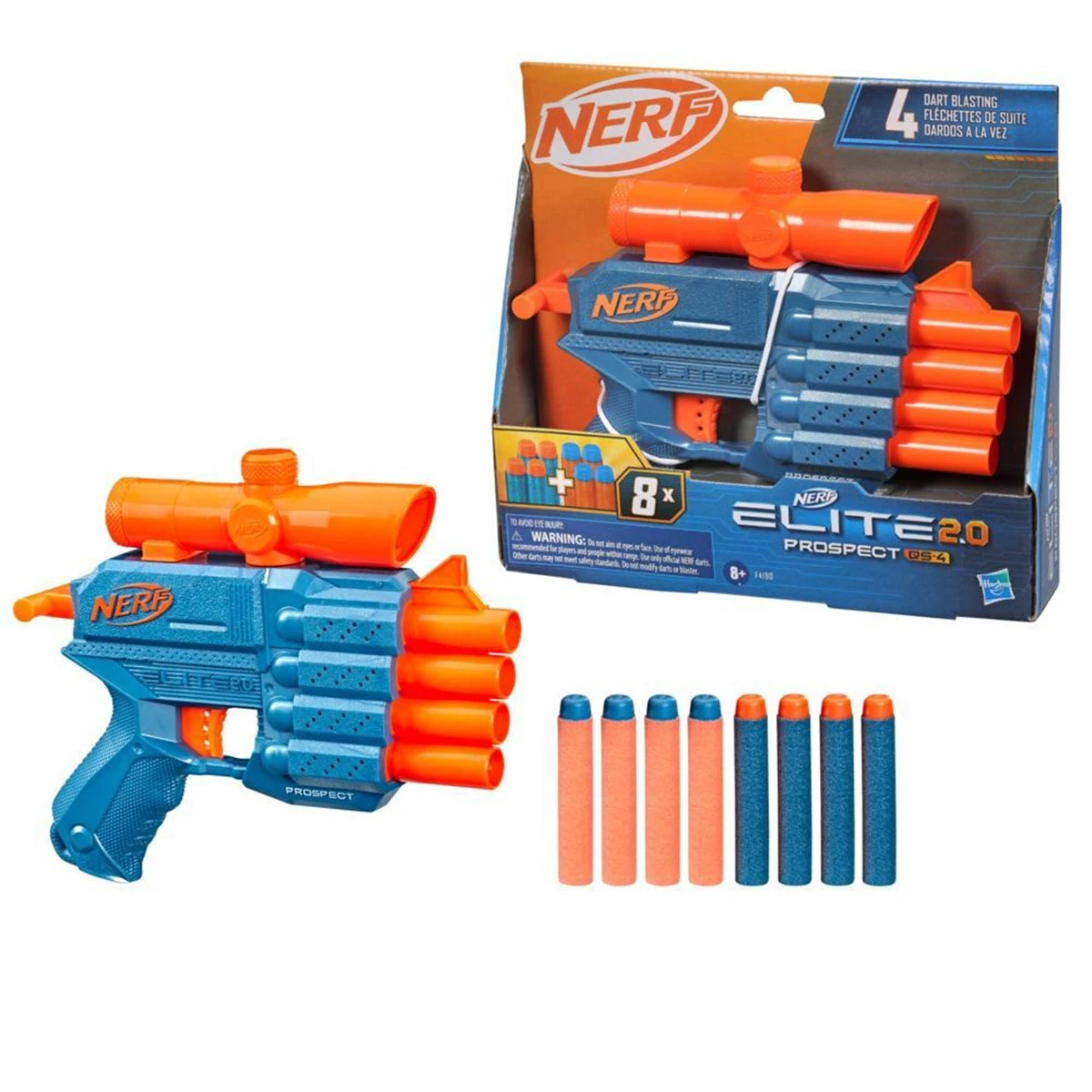 LANZADOR NERF ELITE 2.0 PROSPECT QS-4 - 3