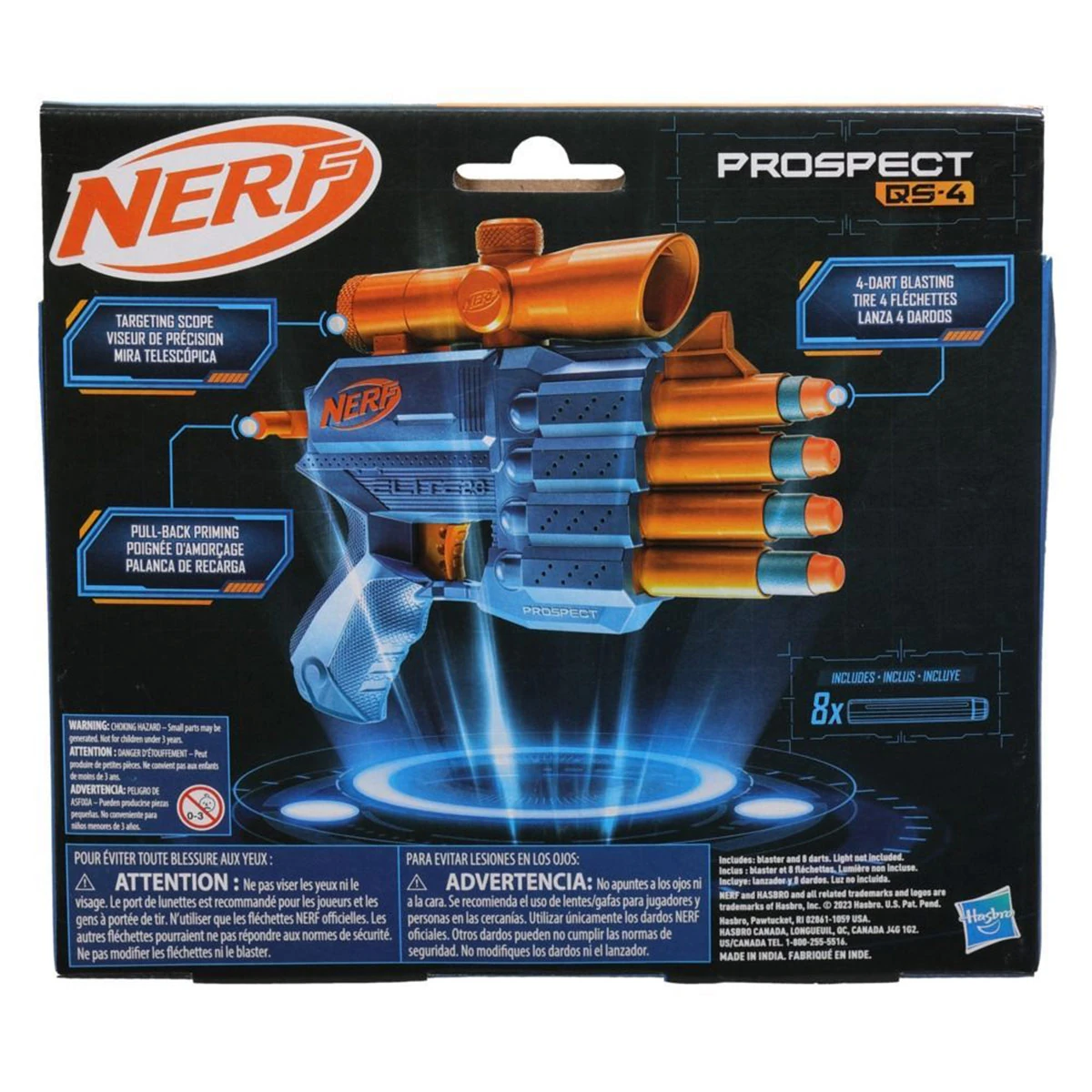 LANZADOR NERF ELITE 2.0 PROSPECT QS-4 - 4