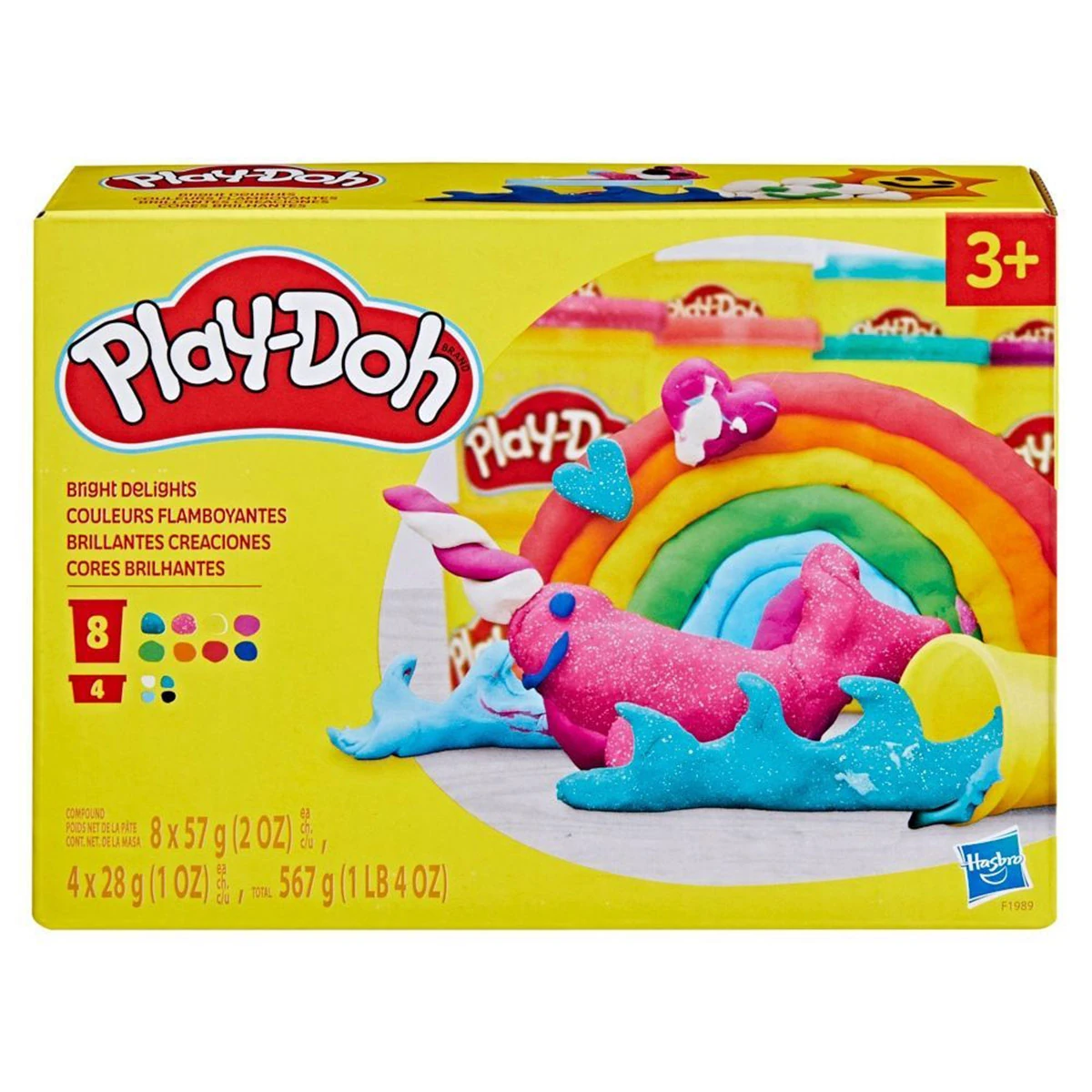 MASAS Y PLASTILINAS PLAY DOH SET BRILLANTES CREACIONES - 1