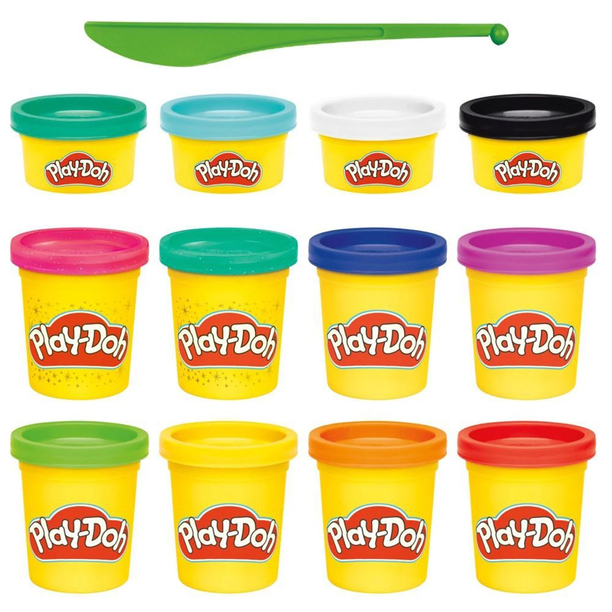 MASAS Y PLASTILINAS PLAY DOH SET BRILLANTES CREACIONES - 2