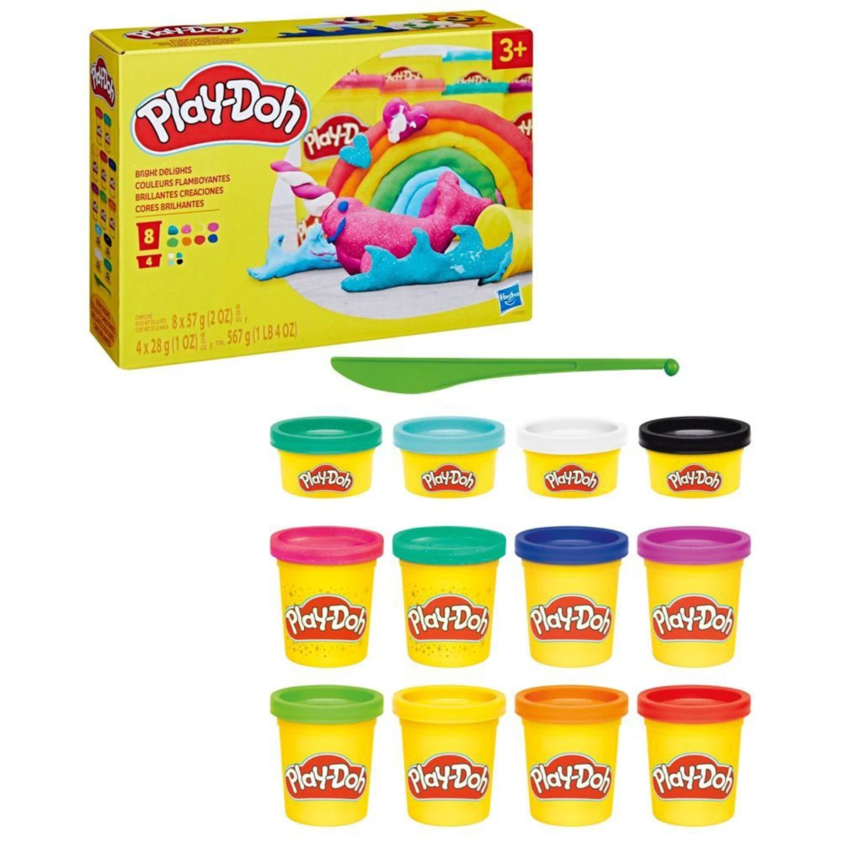 MASAS Y PLASTILINAS PLAY DOH SET BRILLANTES CREACIONES - 3