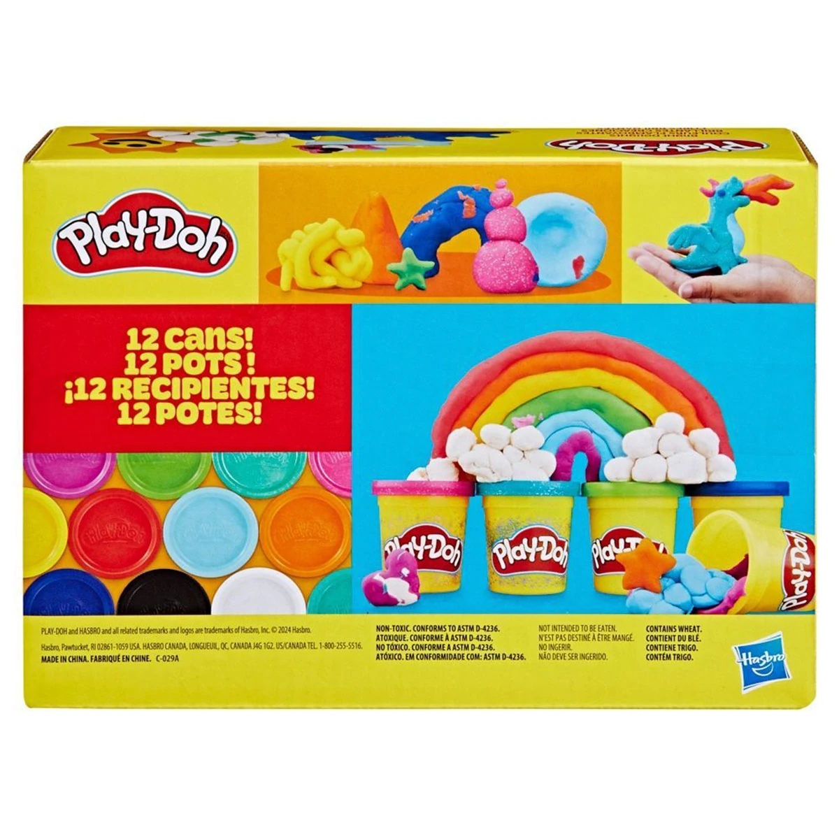 MASAS Y PLASTILINAS PLAY DOH SET BRILLANTES CREACIONES - 4