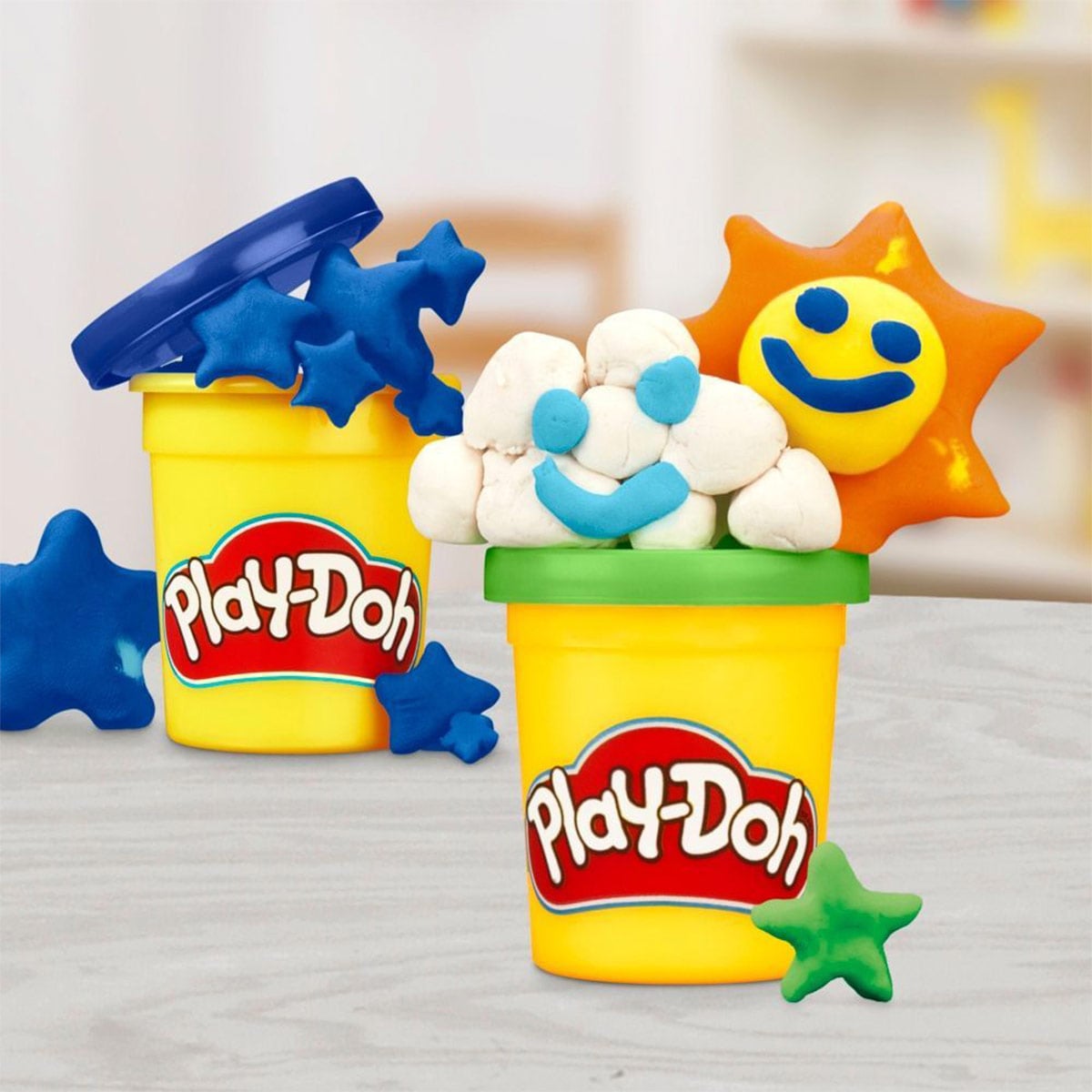 MASAS Y PLASTILINAS PLAY DOH SET BRILLANTES CREACIONES - 8